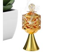 Incense Burner Metal - Iron Hollow Arabic Incense Burner | Indoor Censer for Home Country Ceremony Restaurants Church Temple Yoga Room Hotel