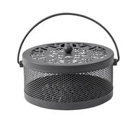 Incense Burner - Spiral Case - Table Base with Handle and Catches Ashes Fireproof for Camping, Home, Balcony, Indoor Garden and Patio