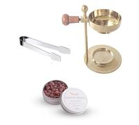 Incense Burner Tea Light Powered Height Adjustable Kit with 30ml Tin of fresh Dragon's Blood