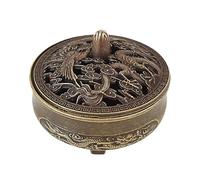 Incense Burner - Vintage Charcoal Stove Luxury Stand | Incense Censer Holder | Indoor Aromatherapy Burner Chinese Style AuSpicious Cloud Ornament | Home Decoration For Office, Room, Tea House