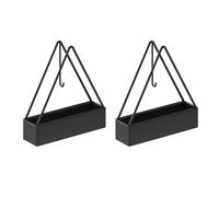 Incense Citronella Coils Holder, Portable Triangle Tray, Hangable Iron Mosquito Coil Clip Holder, for Indoor Outdoor Camping (2PCS)