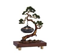 incense cone burner Enamel Welcome Pine Incense Burner Ornaments Home Hanging Incense Holder Tea Table Decorations Room Decor