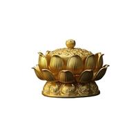 incense cone burner Lotus Creative Incense Burner Household Alloy Incense Holder For Living Rooms, Hallways, And Offices. Room Decor