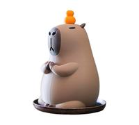 Incense Cone Holder, Capybara Meditation Ornament, Aromatherapy Cone Burner, Home Living Room Study Workplace Studio Relaxation, Spiritual Practice Decor, Zen Tabletop Accessories