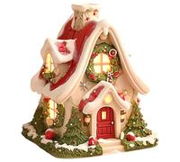 Incense Cone Holder Incense Burner, Cute Christmas Log Cabin Incense Burner, Resin Cone Incense Burner, Portable Incense Burner Holder For Holiday Decor Home Indoor Gifts