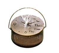 Incense Cones Burner - Round Table Decoration with Handle, Incense Spiral Holder, for Office, Bedroom, Tea, Yoga, Living Room, Bathroom, Kitchen, Patio
