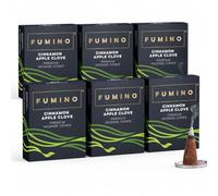 Incense Cones Cinnamon Apple Clove 90 Pack 6 Boxes - Handmade Natural