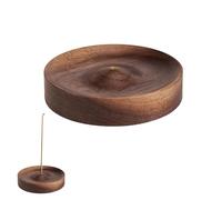 Incense Holder,1 Pcs Wooden Stick Holders, Circular Incence-Stick Holder, Suitable for Meditation, Relaxation and Home Decor