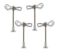 Incense Holder | 4 Pieces Stainless Steel Burner - Vertical Holder with Storage for Indoor Outdoor Table Decorations Garden Yard Camping