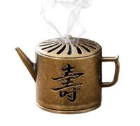 Incense Holder | Aromatherapy Burner Holder - Desk Ornament Aesthetic Hollow Structure for Meditation Yoga Temple Church Outdoor Use