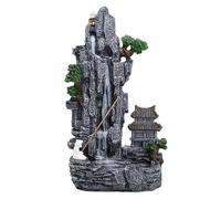 Incense Holder Base Backflow Incense Burner Mountain Stream Creative Ornaments Sandalwood Agarwood Large Home Indoor Aromatherapy
