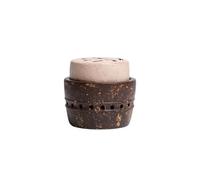 Incense Holder Base Incense Burner Ceramic Creative Purple Sand Household Ancient Sandalwood Disc Tower Tea Ceremony Aromatherapy(A)