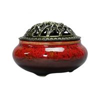 Incense Holder - Ceramic Incense Burner | Meditation Incense Holder, Handmade Ceramic Incense Holder, Traditional Incense Holder, Aromatherapy Incense Holder for Cones & Sticks