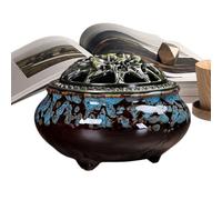 Incense Holder, Cone Incense Holder | Coil Side Incense Cone Stick | Zen Ceramic Coil Chinese Decor Burning Home Ornaments for Cones and Incense