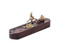 Incense Holder Creative Bodhi Wood Incense Box, Compact And Portable Indoor Aroma Diffuser Incenses Burner