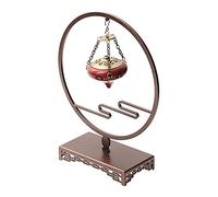 Incense Holder Creative Chinese Incense Censer Burner Holder Decoration Copper Incense Burner Household Tea Ceremony for Cone Coil Incenses