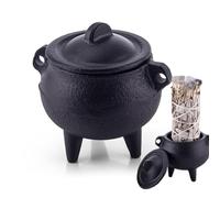 Incense Holder For Burning - Iron Small Sculpture | Decorative Incense Stick Burner Pot, Elegant Home Accessory For Bedroom Yoga Room Meditation Reading Calming Sleeping Relaxation Entertainment Hotel