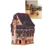 Incense Holder House in Colmar. Clay, Room Decor, Miniatures R256