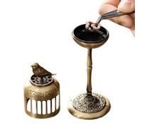 Incense Holder | Metal Holder for Incense Burner, Vintage Style Aromatherapy Desk, Ambient Refreshing Support for Yoga Meditation