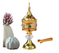 Incense Holder - Middle East Incense Burner | Middle Eastern Arabic Style for Home Hotel Living Room Study Yoga Relax Lovers Fragrances