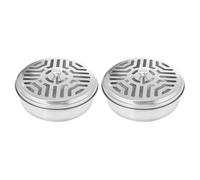 Incense Holder Tray Stand 2pcs Coil Stainless Steel for Home Use