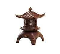 Incense Holders Creative Pagoda Shaped Hollow Incense Stove Chinese Retro Aromatherapy Metal Decoration Burner