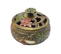 Incense Holders Vintage Lotus Pattern Indoor Plate Incense Burner Home Decoration Small Holder