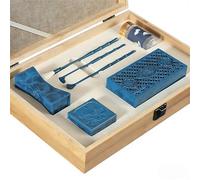 Incense Making Kit, DIY Powder Burner Set with Spoon, Shovel, Brush, and Burner for Meditation and Relaxation