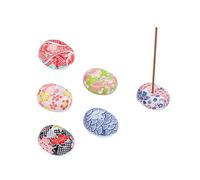 Incense Stick Burner Holder Decor 6pcs Ceramic Japanese Style