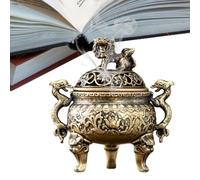 Incense Stick Holder for Burning, Made of Metal Alloy Incense Holder, Three Legged Zen Sculpture for Meditation, Reading, Yoga, Room, Bedroom, Home