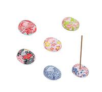 Incense Stick Holder Stand Ceramic Japanese Style 6pcs Tabletop Decor