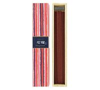 Incense Sticks from Japan KAYURAGII Pack of 40 Natural Ingredients and Oils Incense Sticks Smoke Sticks without Wooden Core (Pomegranate)