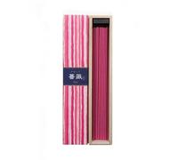 Incense Sticks from Japan KAYURAGII Pack of 40 Natural Ingredients and Oils Incense Sticks Smoke Sticks without Wooden Core (Rose)
