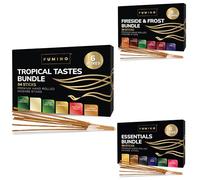 Incense Sticks Fumino Fresh Handmade Multipack Mega Bundle 18 Boxes 252 Pieces (270g) Masala Agarbatti Joss Scent Fragrance for Relaxation and Meditation, Home and House Decor