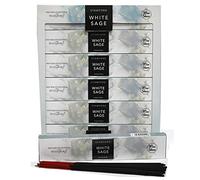 Incense Sticks Gift Pack of 6 - Stamford Wise Skies Premium Perfume Incense Fragrances Joss Sticks (White Sage)