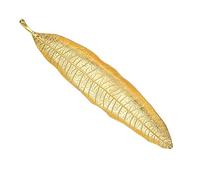 Incense Sticks Holder Metal Leaf Boat Incense Burner Ash Catcher Metal Leaf Ash Catcher Burner Tray Holders Insence Ash Catcher for Home Office Tea House Accessories(21CM/8.3IN)