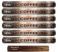 Incense Sticks | Krishan Sticks,120 Stick | Insence : Lemon, Alovera, Greenapple, Yoga, Buddha Suitable for Long Lasing Meditation with Sticks Holder (Coffee)