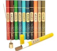 Incense Sticks Multipack, Natural Insensé Sticks Set with Incense Holder for Meditation, Stress Relief, Purification, Yoga Relaxation - Mix 11 Scents (440 Sticks Total)