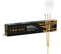Incense Sticks Saffron Sandalwood 14 Pack - Natural Handmade Low-Smoke