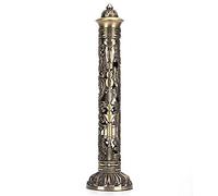 Incense Tower Burner Holder, 3 Diameters Holder Sticks of Storage Bronze Tone Dragon Stick Vertical Stand Craft Ornaments for Tea Room Decoration Home Office Yoga Meditation