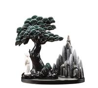 Incense Waterfall Ceramic Backflow Incense Burner Large Sandalwood Home Indoor Aromatherapy Ornaments Backflow Incense Burner