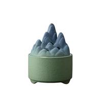 Incense Waterfall Chinese Style Incense Burner Home Indoor Tea Ceremony Study Sandalwood Ceramic Table Aromatherapy Ornaments Backflow Incense Burner(A)