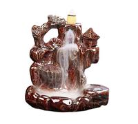 Incense Waterfall Large Backflow Incense Burner Creative Ornamental Sandalwood Thread Incense Burner Tea Ceremony Ceramic Incense Burner Ornaments Backflow Incense Burner