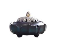 Incense Waterfall Retro Ceramic Incense Burner Indoor Aromatherapy Burner Agarwood Sandalwood Plate Incense Burner Study Room Ornaments Backflow Incense Burner