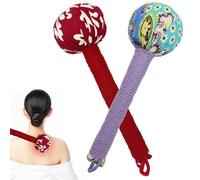 Incenseat Lymphatic Drainage Tool-Cellulite Massage Tool Back Pain Massage Hammer Manual Back Massagers Lymphatic Drainage Hammer 2PCS(Red and Purple)