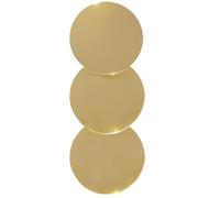 Incensera Replacement Plate Gold Brass Smoking Plates, Heat Resistant Replacement Plate for Incense Burners & Incense Burners, Diameter 5 cm, Universal Fit