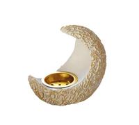 Incenses Burners Resin Build For Enhances Ambiances Meditations Relaxation Moon Shape For Home Space Decorations Moon Incenses Burners