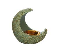 Incenses Burners Resin Build For Enhances Ambiances Meditations Relaxation Moon Shape For Home Space Decorations Moon Incenses Burners