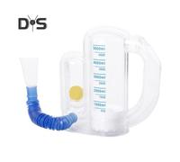 Incentive Spirometer 5000ML Volume Measurement with Flow Rate Indicator Deep Breathing Trainer Students Children Adults Elderly Lung Exerciser Device