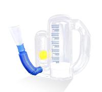 Incentive Spirometer Adult,Breathing Exercise Device for Lungs,Breathing Trainer,Spirometer Lung Exerciser-5000ml Volume Measurement with Flow Rate Indicator